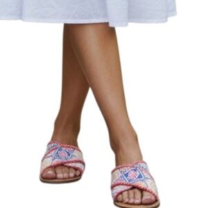 Toms Pink and Blue Women's Sandals